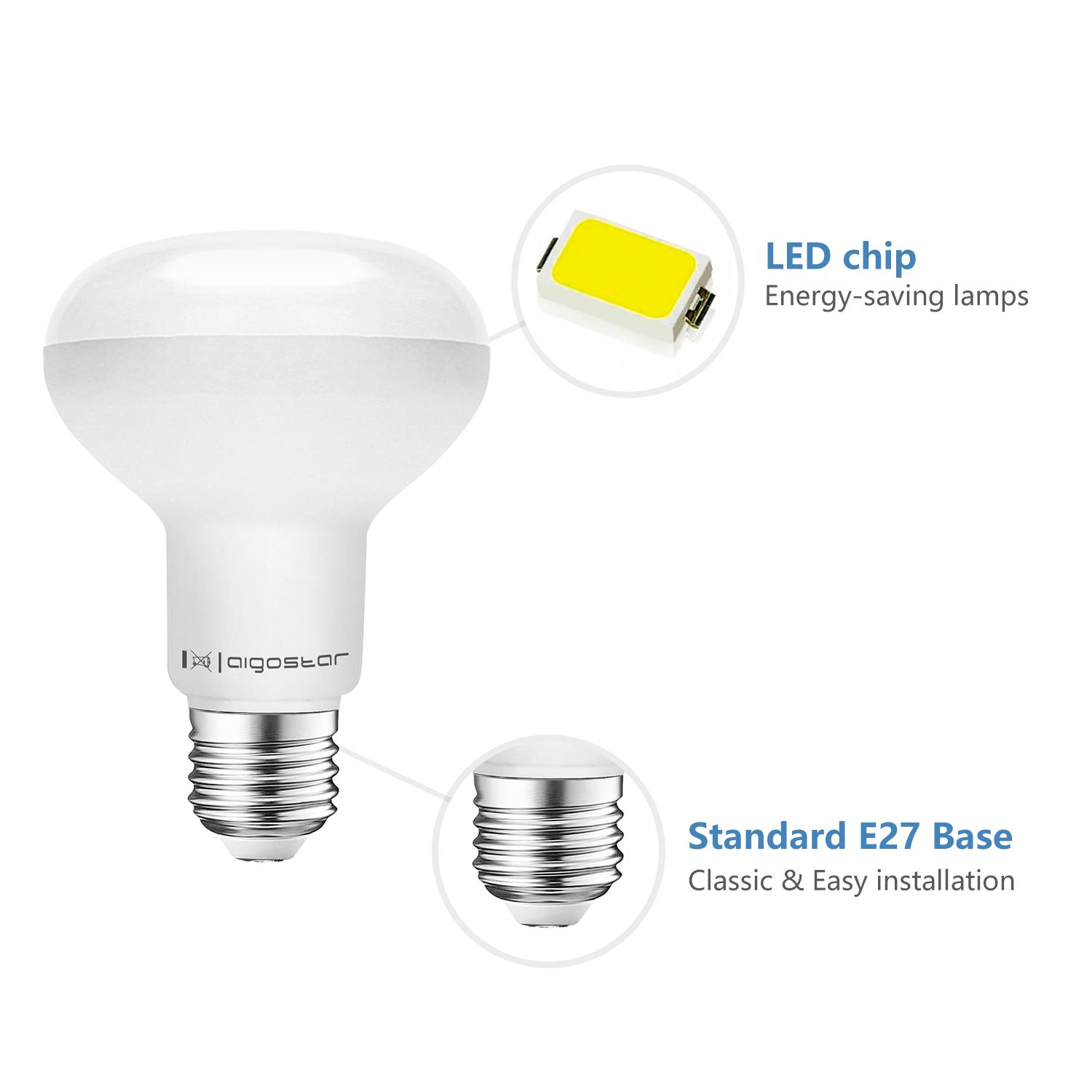 LED E27 12W R80