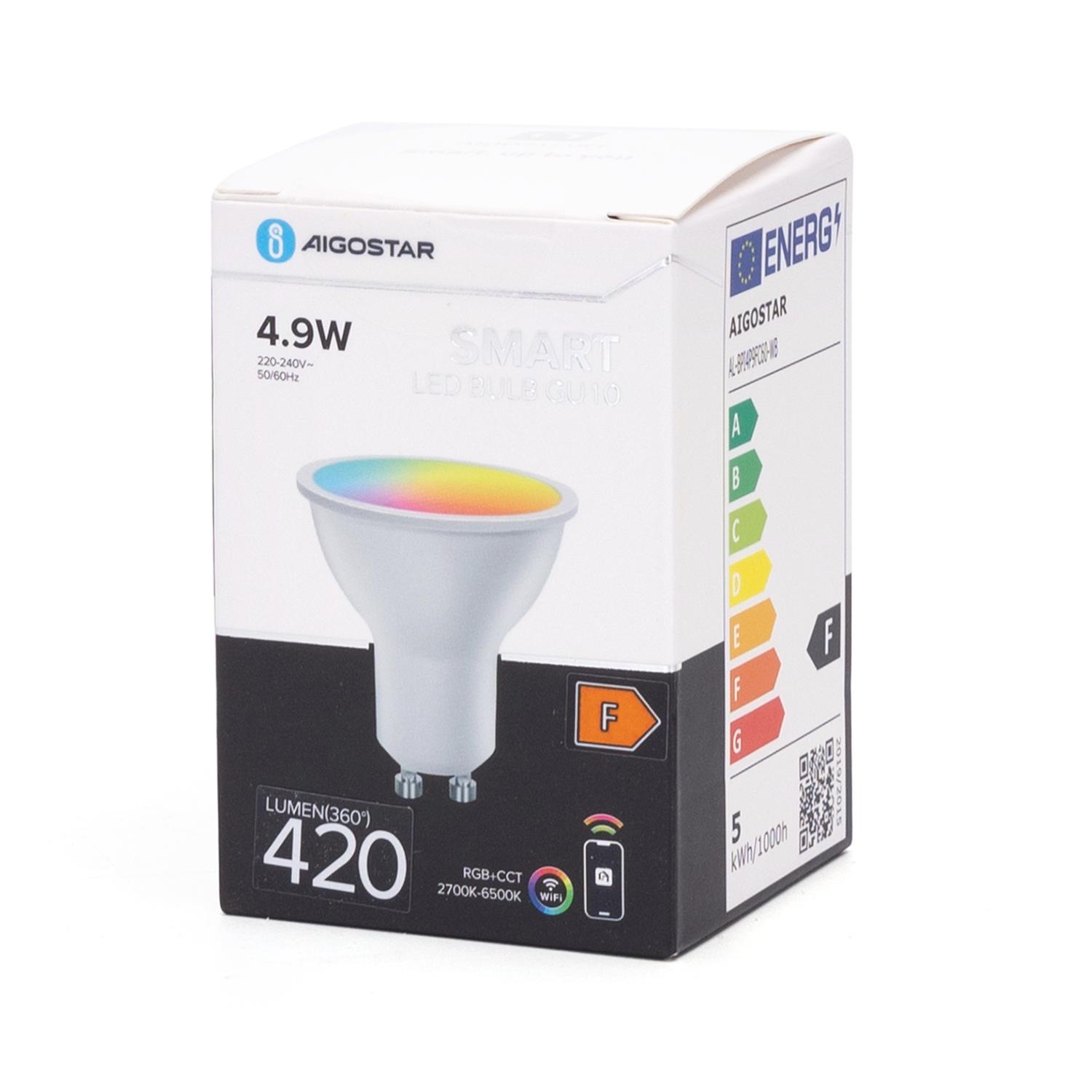 Inteligentna żarówka LED WB GU10 Wi-Fi 4,9W