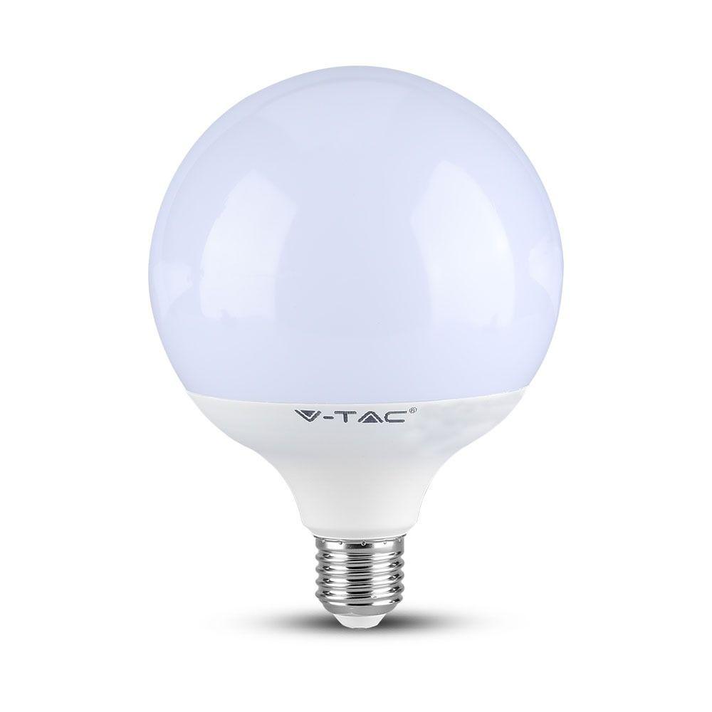 13W G120 Żarówka LED GLOBE, Barwa:6400K, Ściemniana, Trzonek:E27, VTAC, SKU 7195