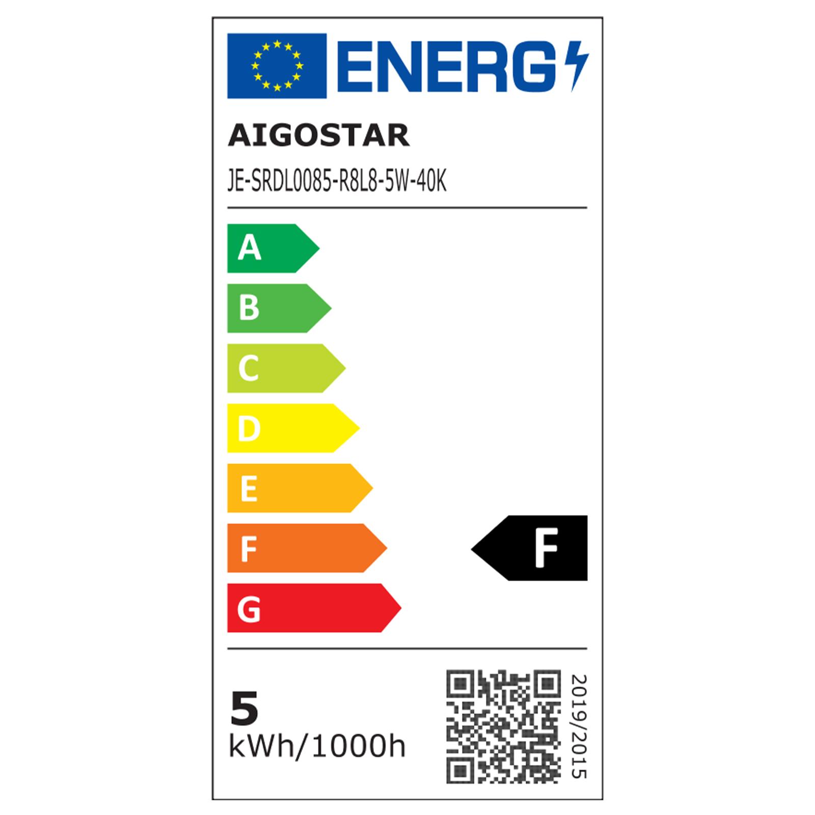 Podtynkowy okrągły downlight LED z regulowanym kątem 5W Światło naturalne