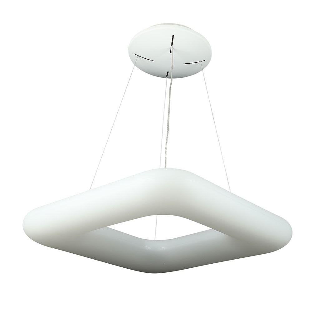 42W Lampa Wisząca, Kwadratowa, Ściemniana, Biały, VTAC, SKU 3963