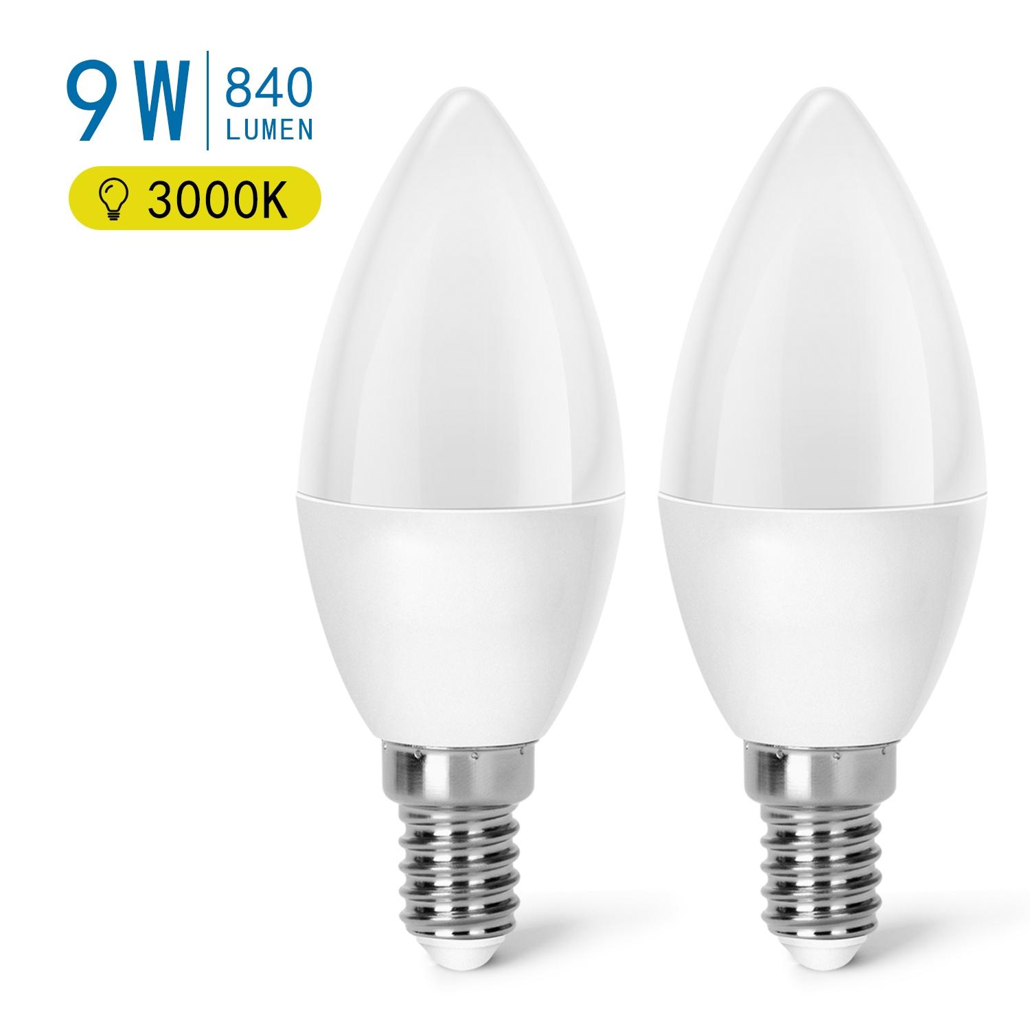 LED C37 E14 9W