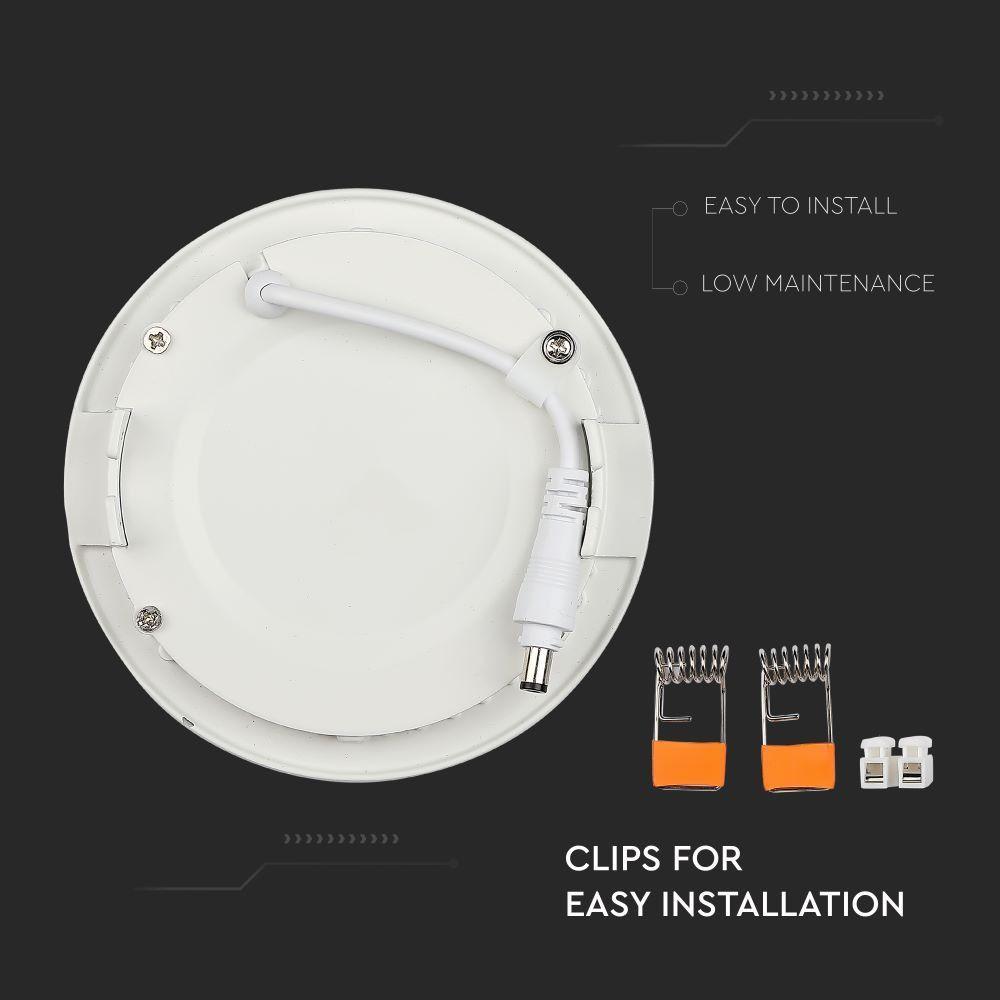 VT-307 3W LED PANEL LIGHT 4000K ROUND