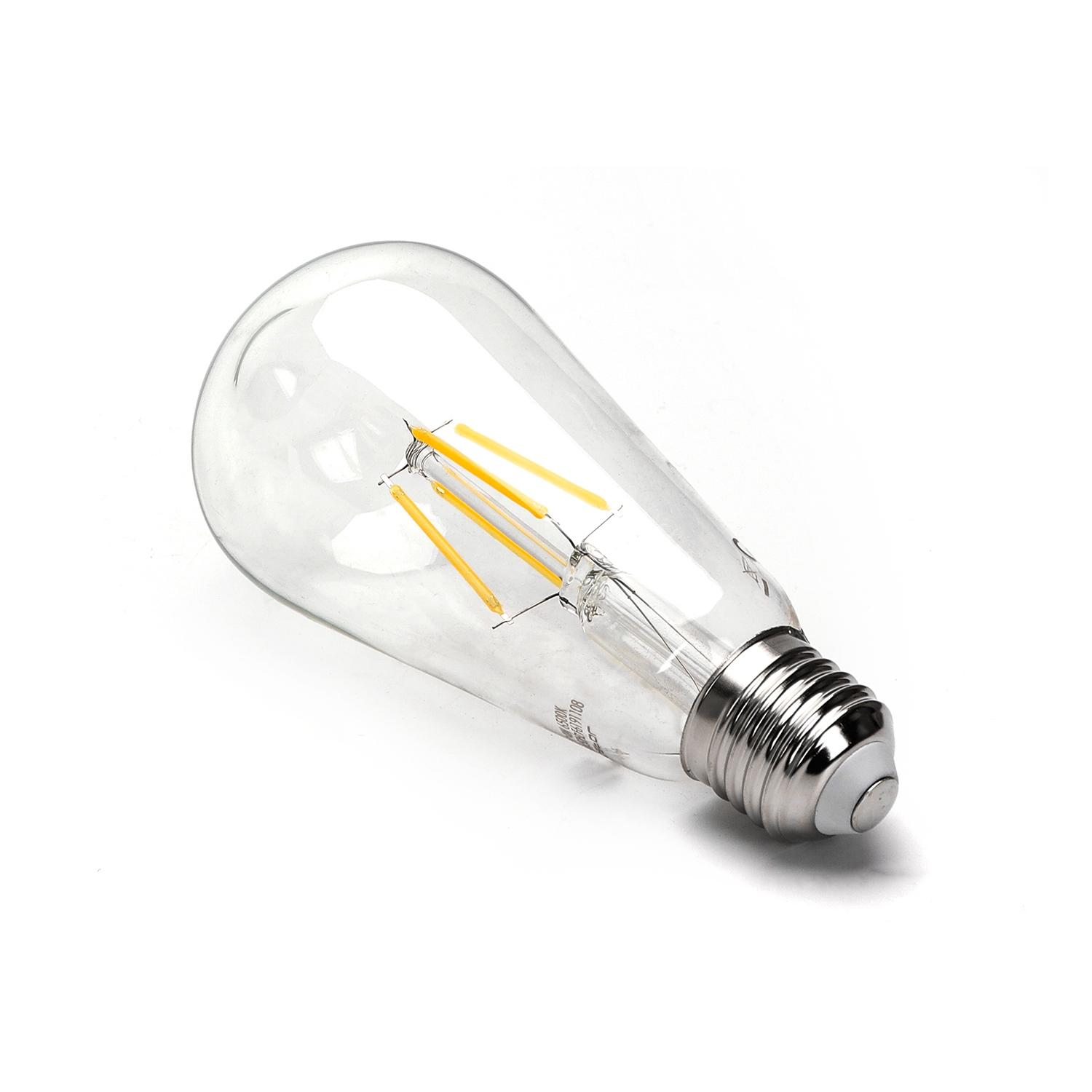 Żarówka LED Filament (Przezroczysta ST64 E27 4W(4W,480lm,E27,2700K)