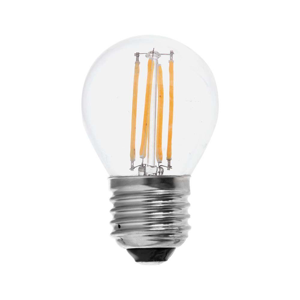 VT-2704 4W G45 FILAMENT BULB CLEAR COVER 3 STEP POWER DIMMING 3000K E27