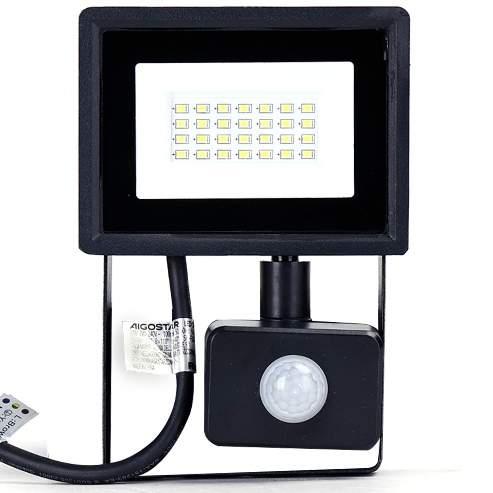 LED sensor floodlight 20W 4000K