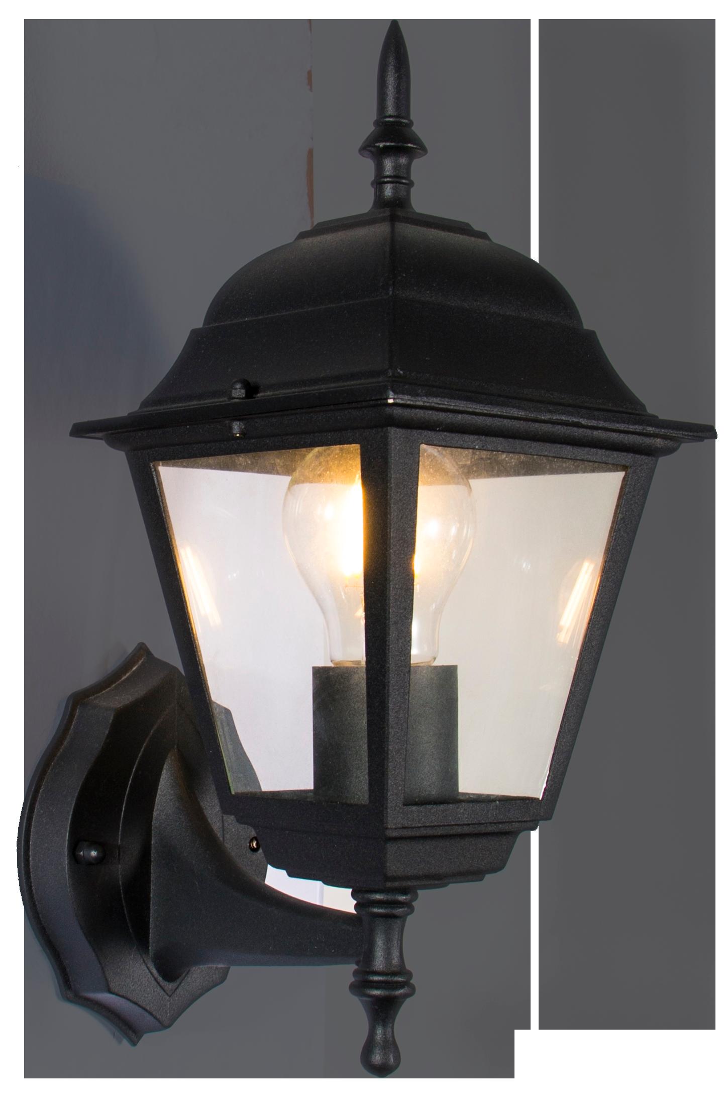 Vintage Wall Light Black (Without Light Source) E27