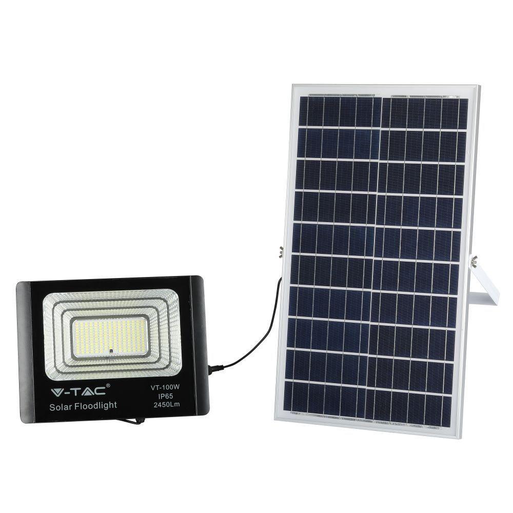 VT-100W 35W SOLAR PANEL WITH LED FLOODLIGHT 6000K