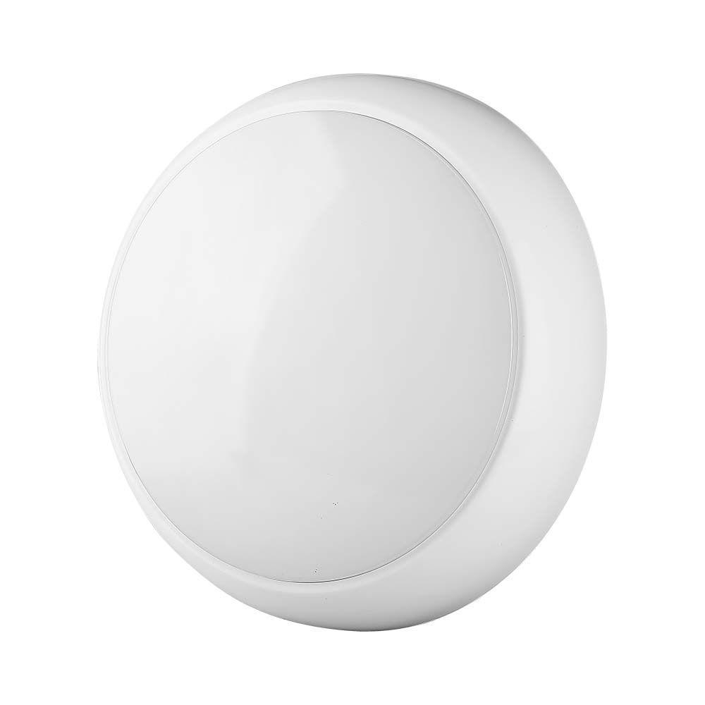 15W Plafon LED z czujnikiem mikrofalowym/ Chip SAMSUNG, Barwa:6400K    , VTAC, SKU 21805