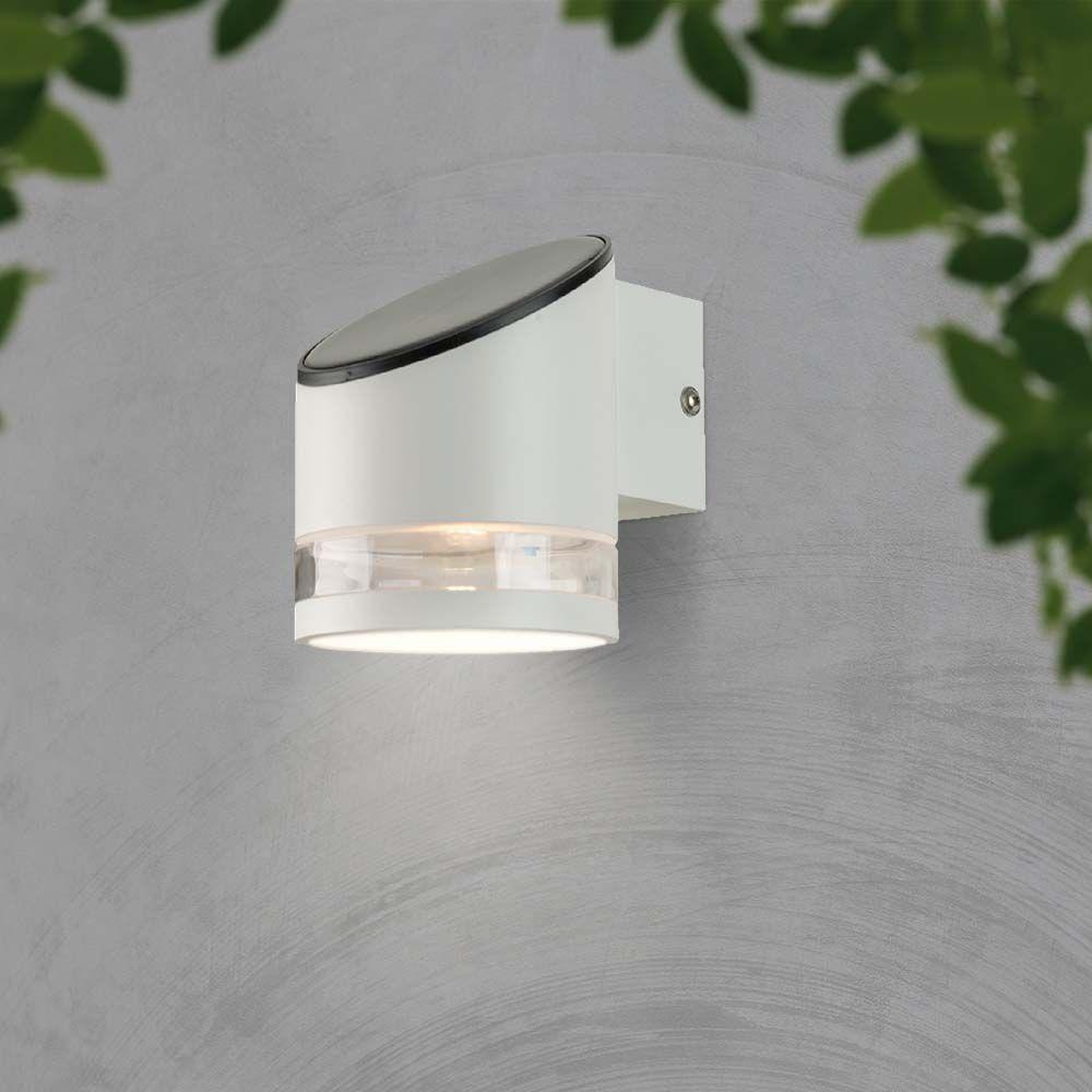 VT-1138 1W LED SOLAR WALL LAMP SMD 3000K WHITE BODY IP54