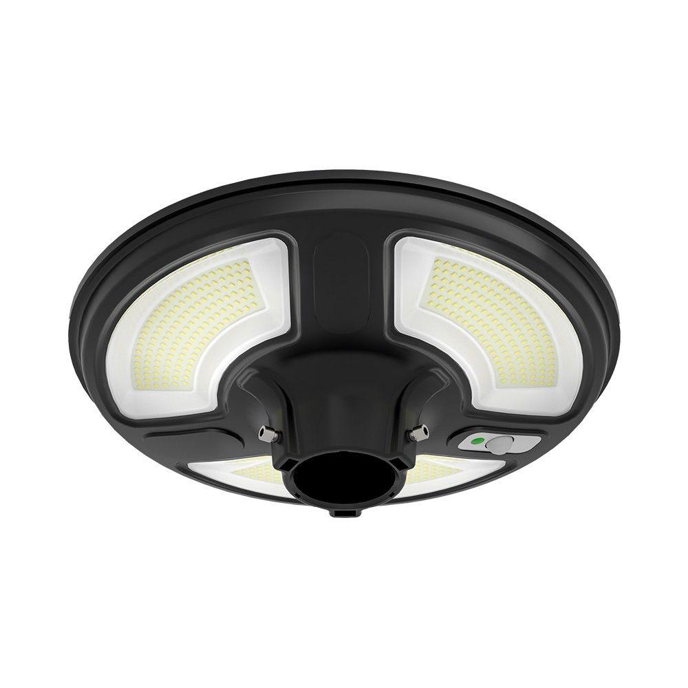 VT-65W 10W LED SOLAR ROUND GARDEN LIGHT SENSOR RF CONTROL 6500K IP65