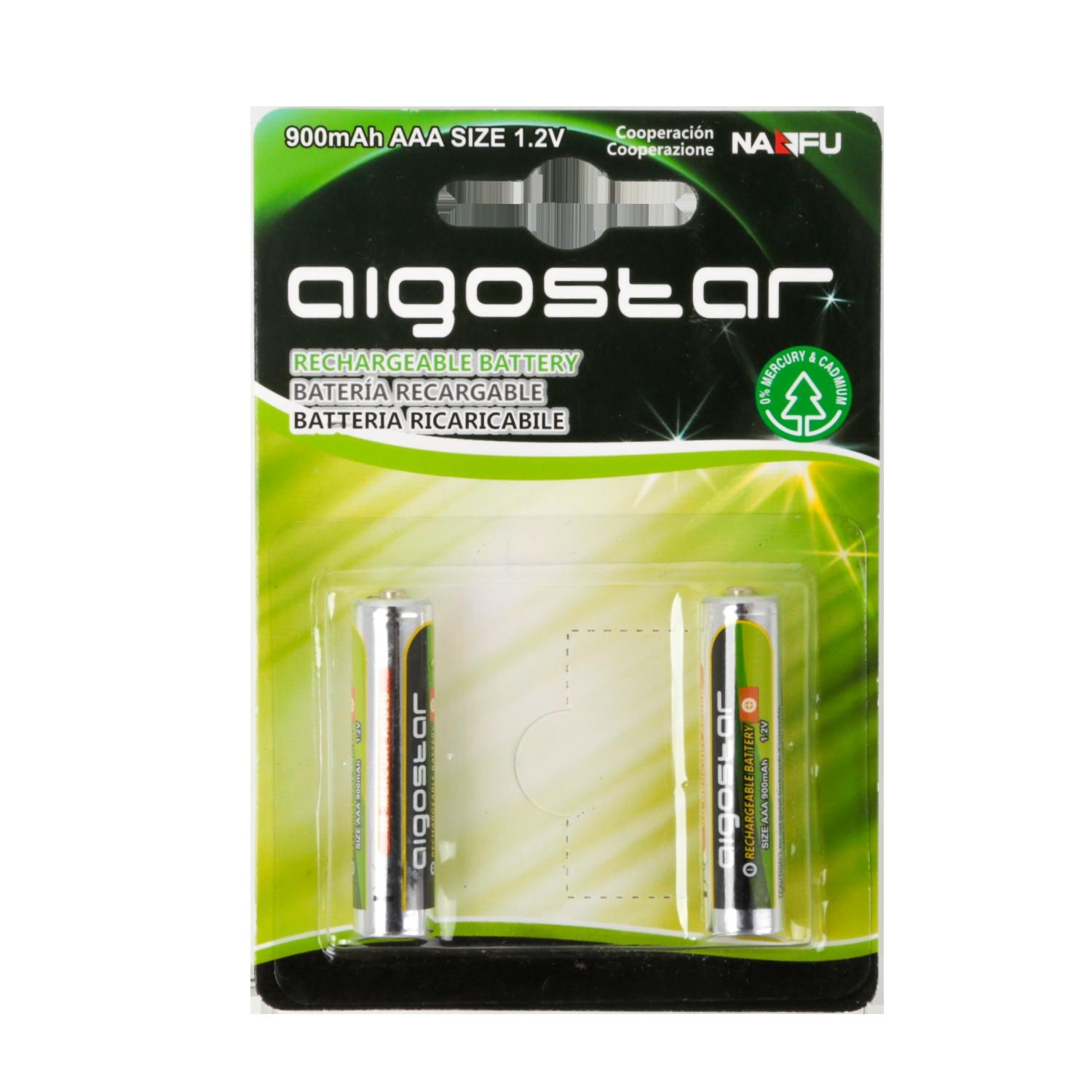 Rechargeable batteries AAA 900mAH 1.2V 2pcs