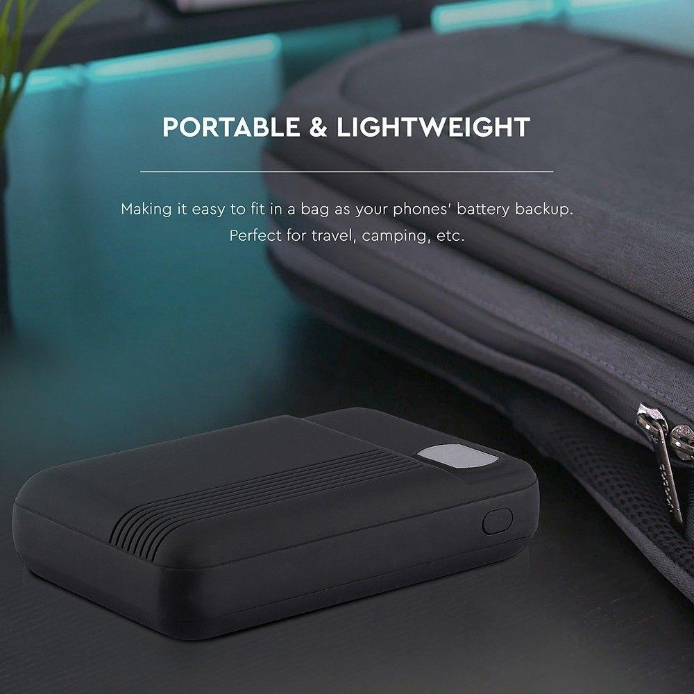 Power Bank, 3.7V, 10000mAh/37wh, 5V, Czarny, VTAC, SKU 8850