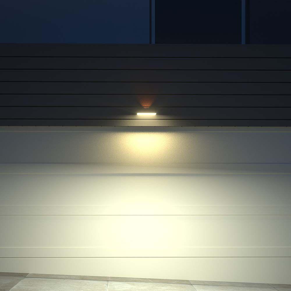 VT-403 3W LED SOLAR WALL LIGHT-BRICK 350LM LITHIUM BATTERY 3.7v 1200mAh 4000K+3000K WHITE