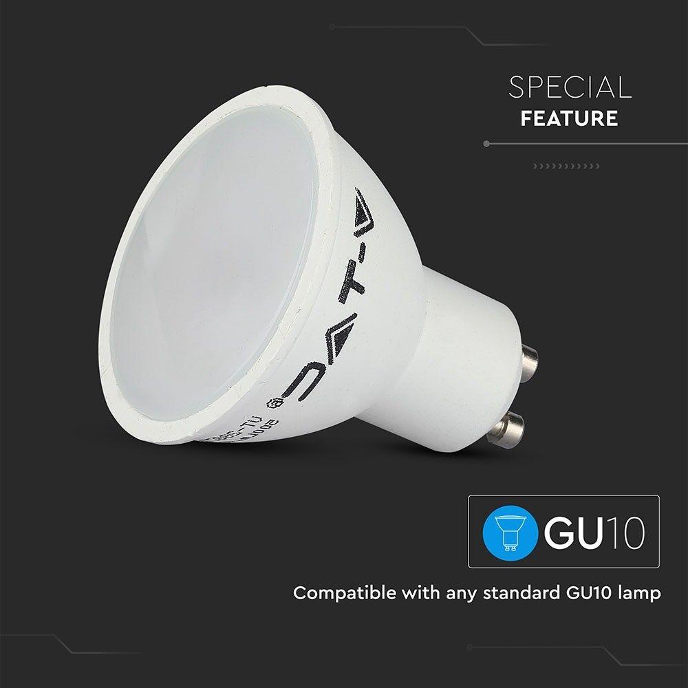 VT-5164 4.5W GU10 SPOTLIGHT-COMPATIBLE WITH ALEXA & GOOGLE HOME RGB+WW-CW