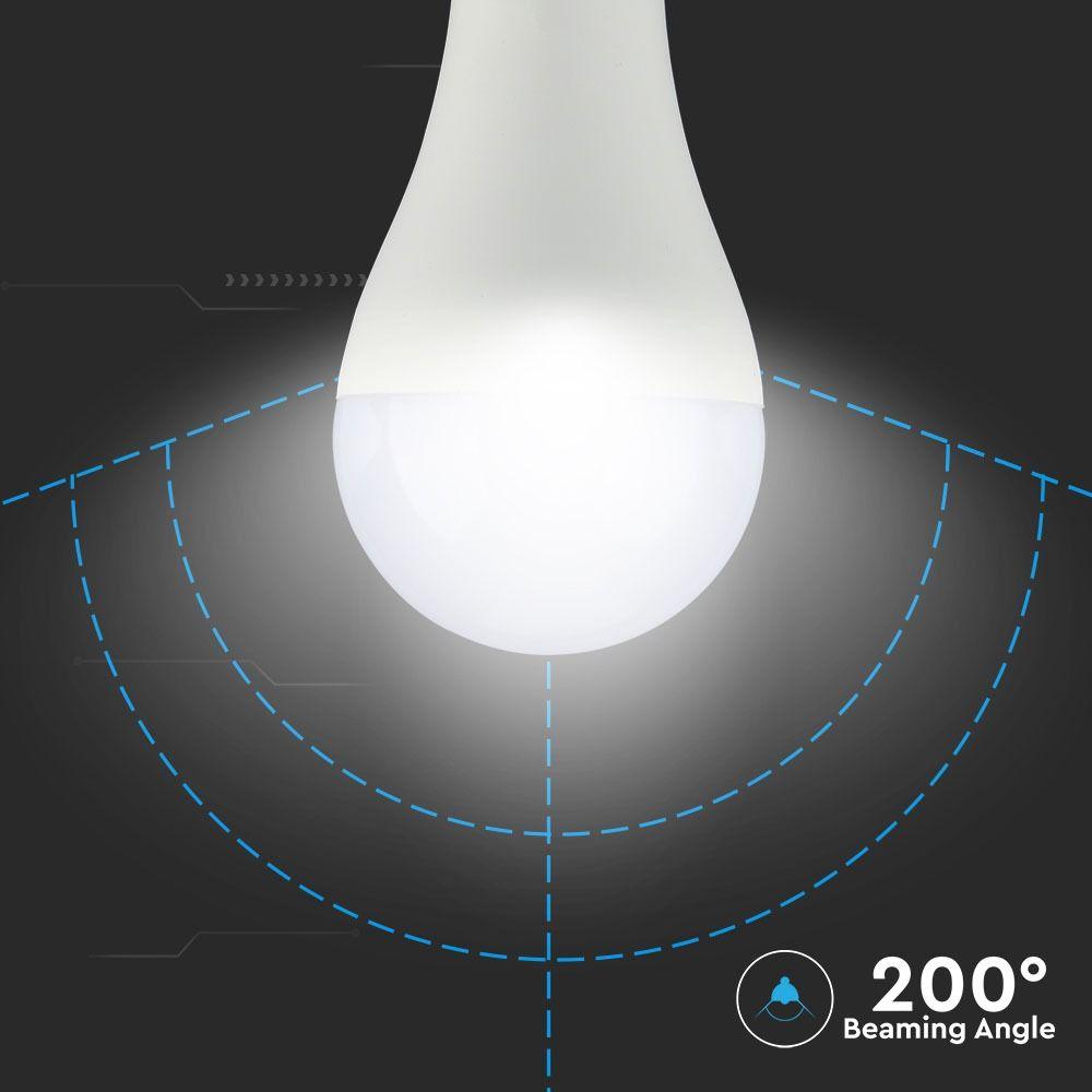 VT-2218 18W A80 LED PLASTIC BULB 4000K E27