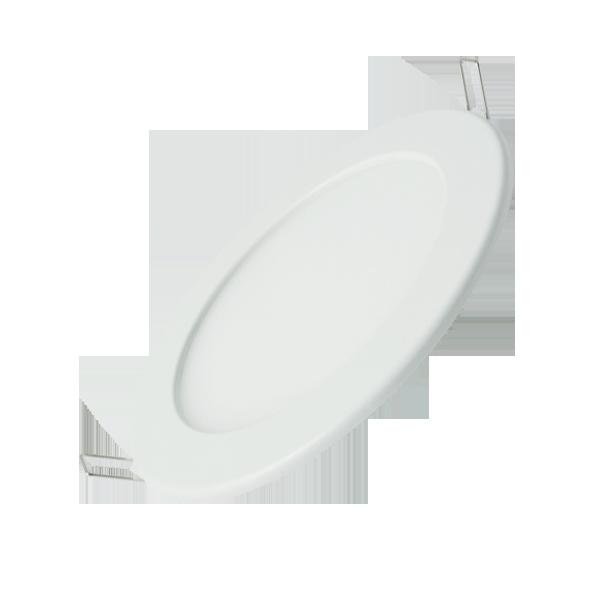 E6 LED Ultra-thin Flush-mounted Round Downlight 12W Natural Light