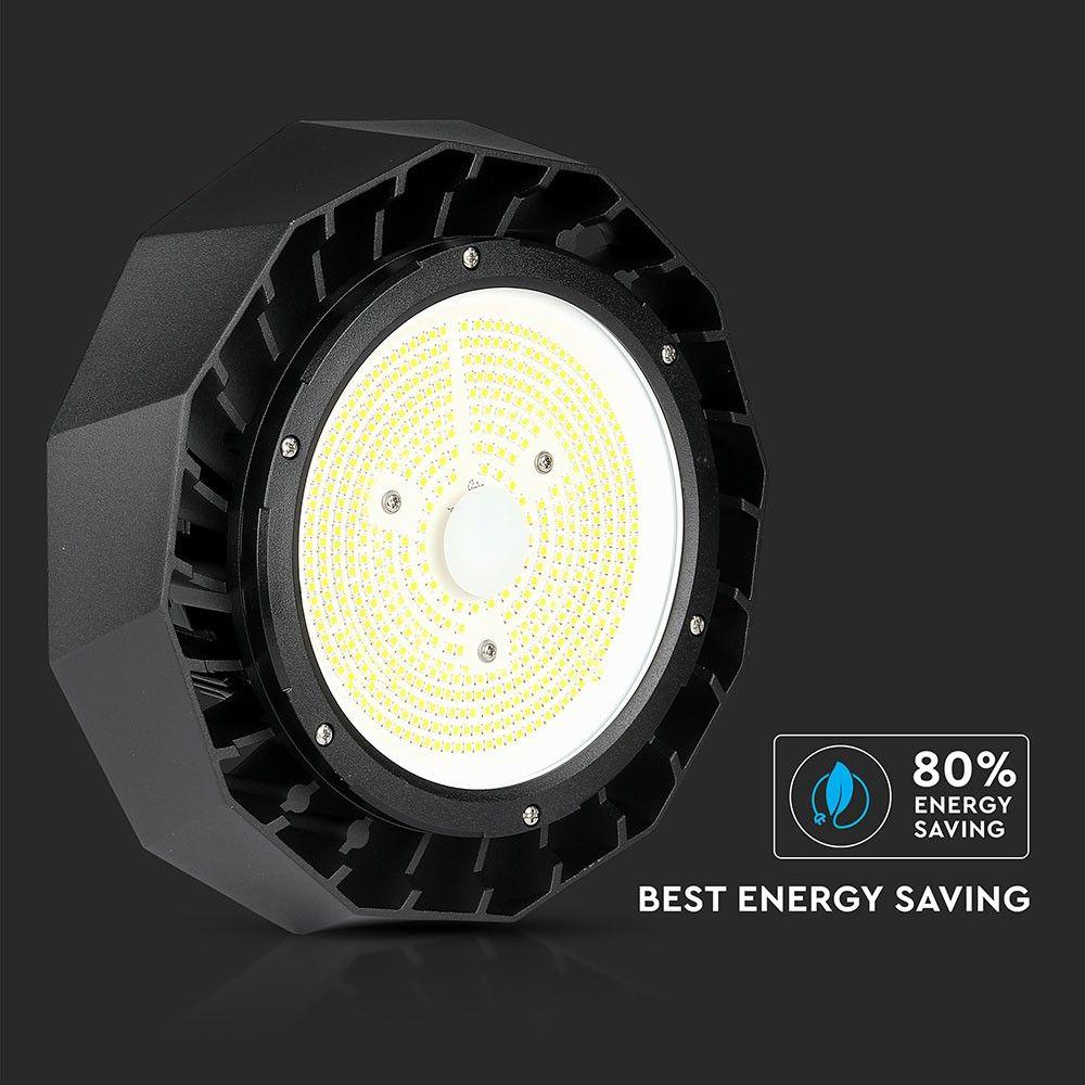 100W HIGHBAY ( Zasilacz SAMSUNG ), Barwa:6000K, Obudowa: Czarna(180LM/W), VTAC, SKU 576