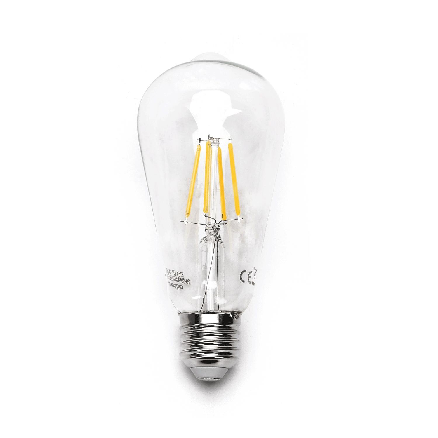 Żarówka LED Filament (Przezroczysta) ST64 E27 10W