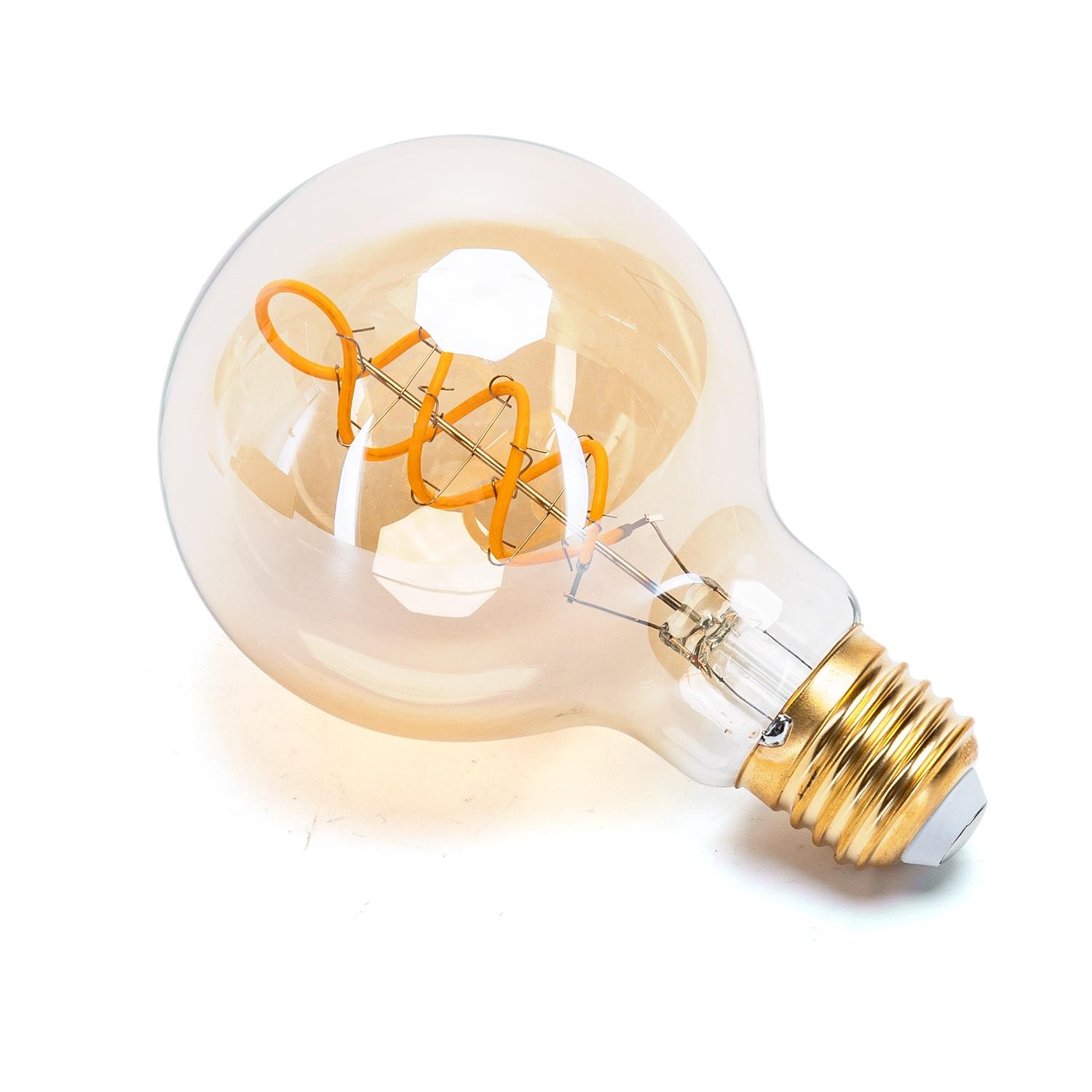 LED Soft Filament Bulb G80 E27 4W