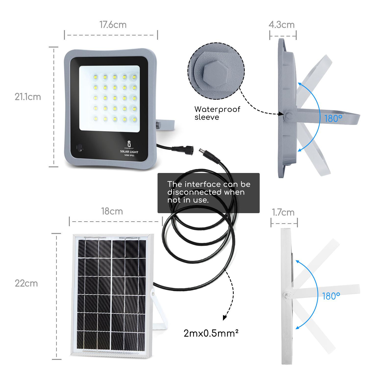 Solar flood light 30W IP65