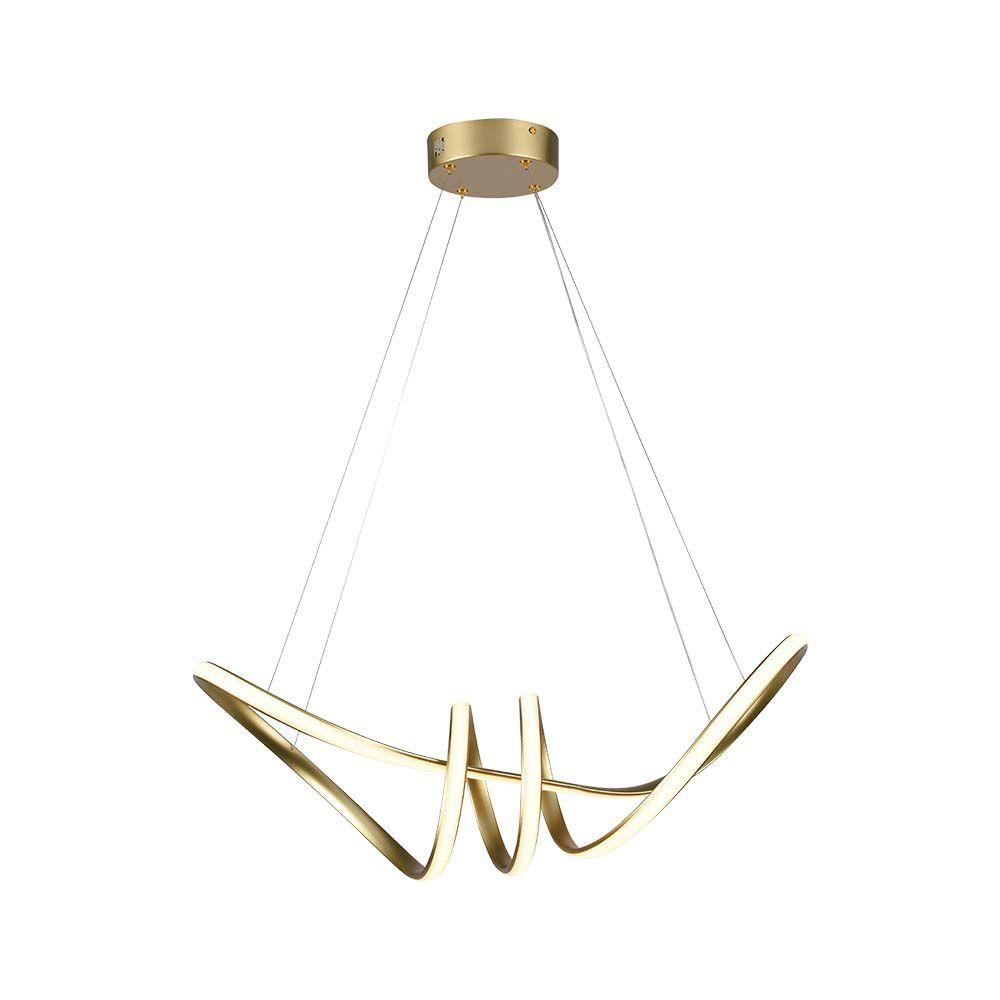 VT-7798 LED HANGING DECORATIVE LAMP L720x300 3000K CHAMPAGNE GOLD BODY