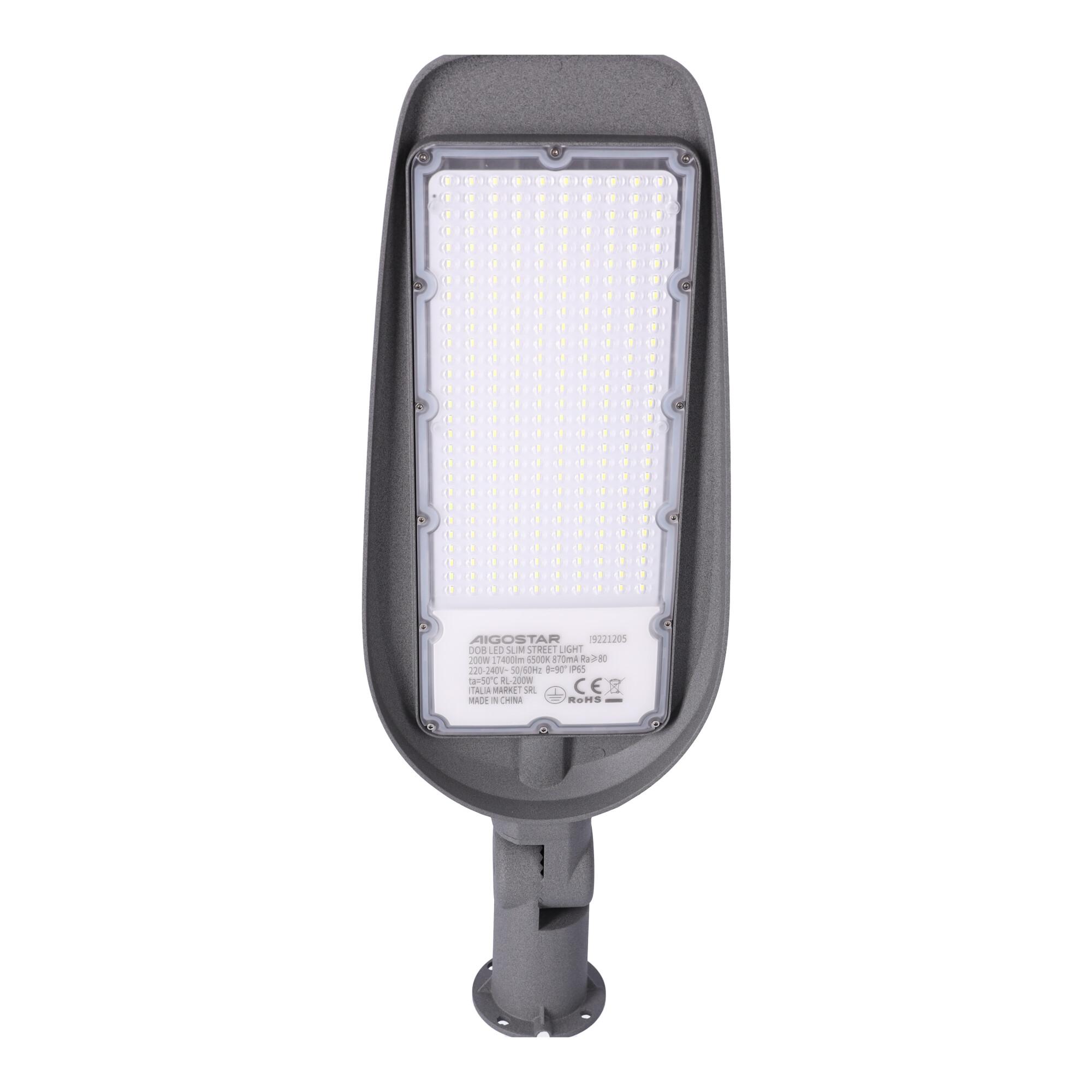 DOB LED Wąska latarnia uliczna 200W (200W,6500K,IP65)