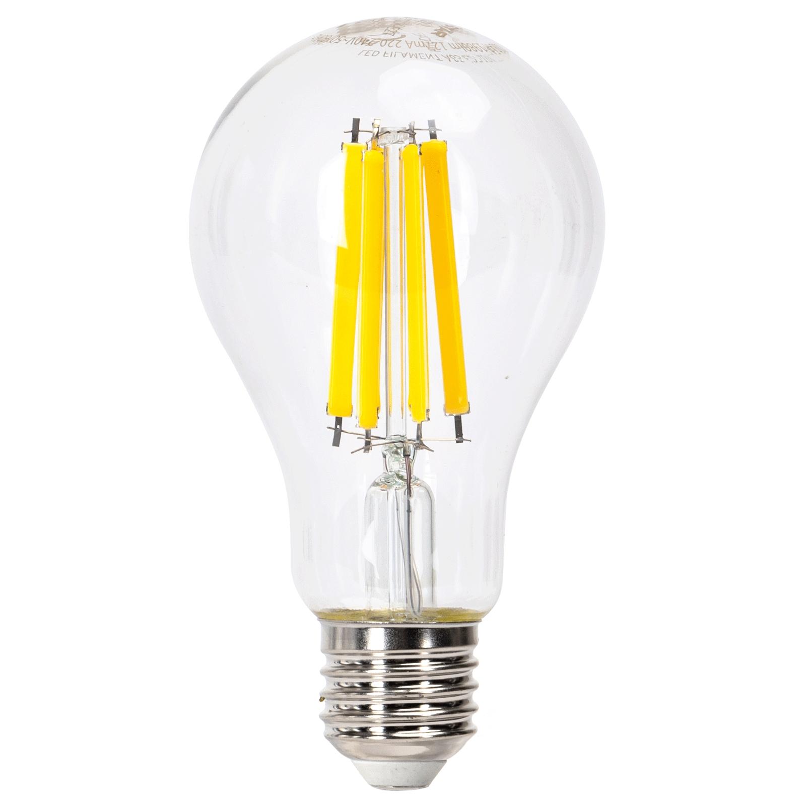 Żarówka LED Filament (Przezroczysta) A60 E27 12W