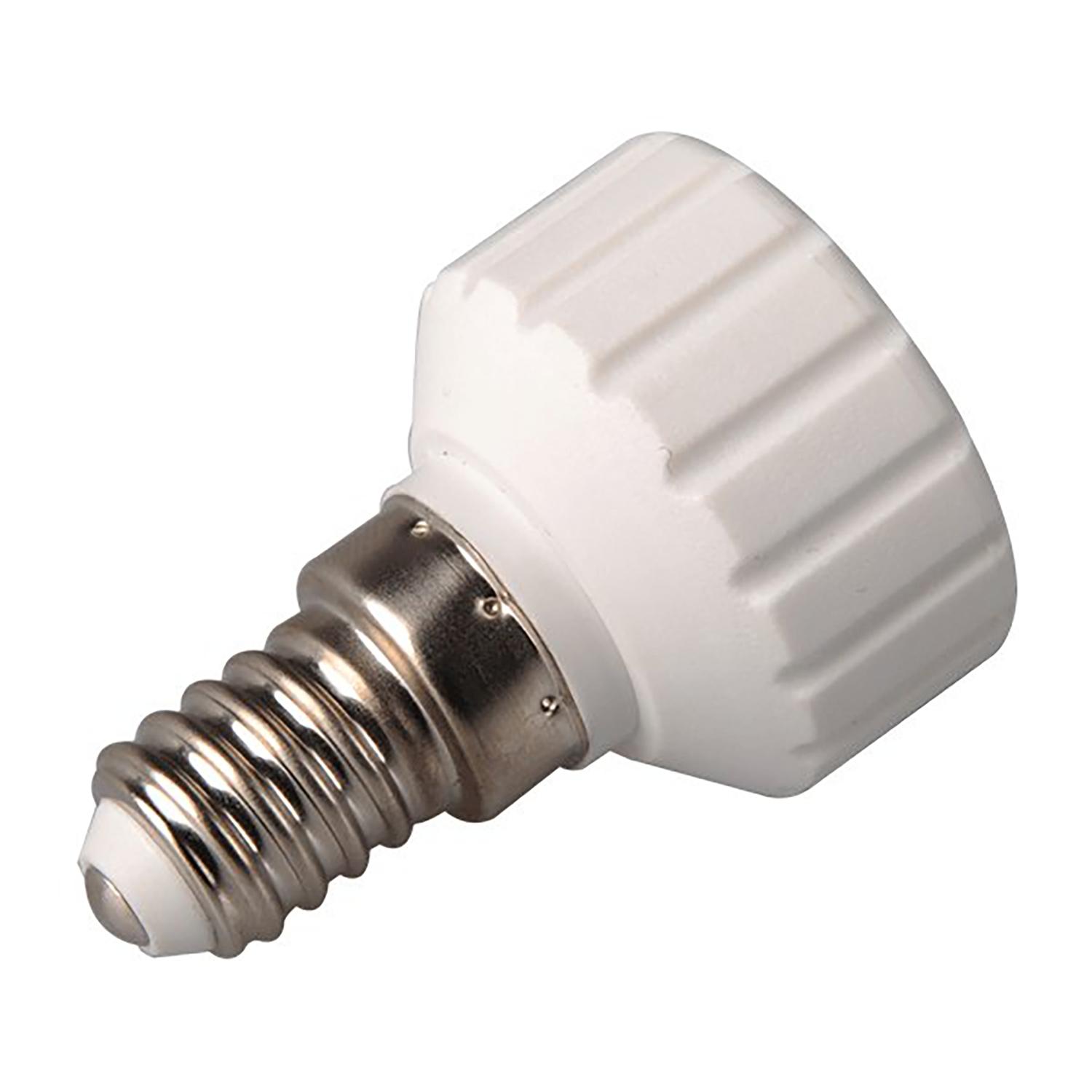 Adaptor E14 to GU10 White