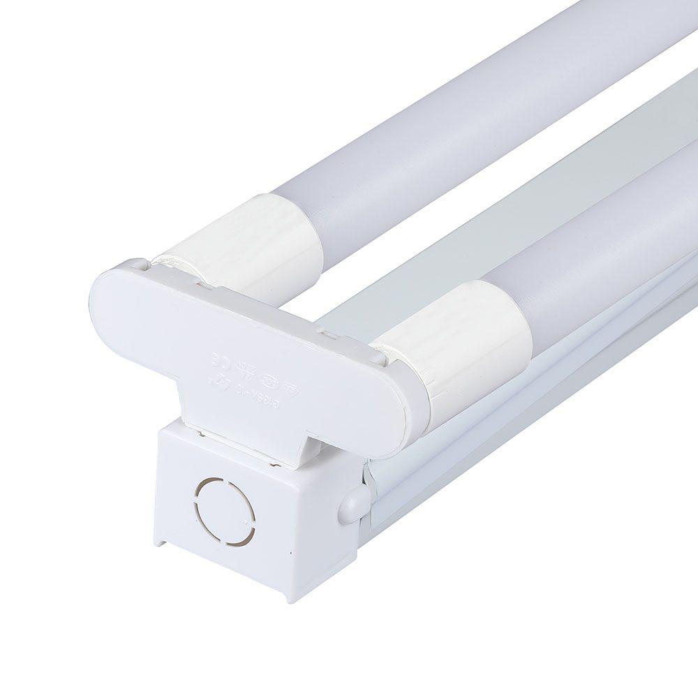 VT-12027 DOUBLE BATTEN FITTING-120CMX2 WITH 18Wx2 SAMSUNG LED TUBES 4000K