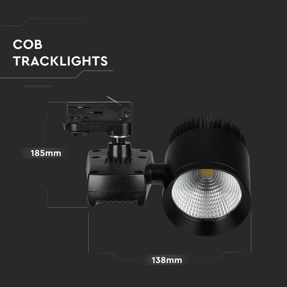 VT-4540T 40W COB TRACKLIGHT 5000K