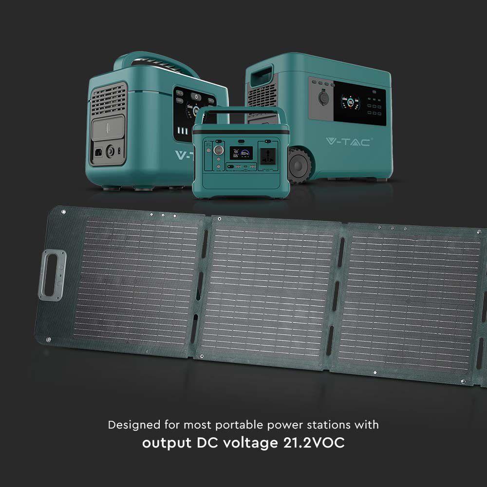 PORTABLE SOLAR PANEL T-10120 120W DEDICATED TO ENERGY BANKS , VTAC, SKU 11446