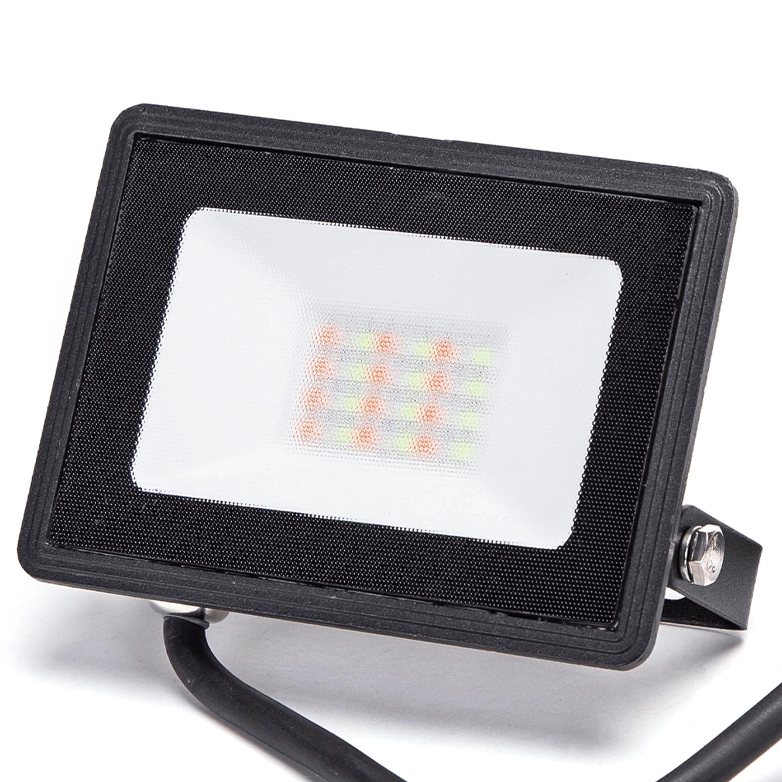 Reflektor LED RGB w kolorze czarnym 20W