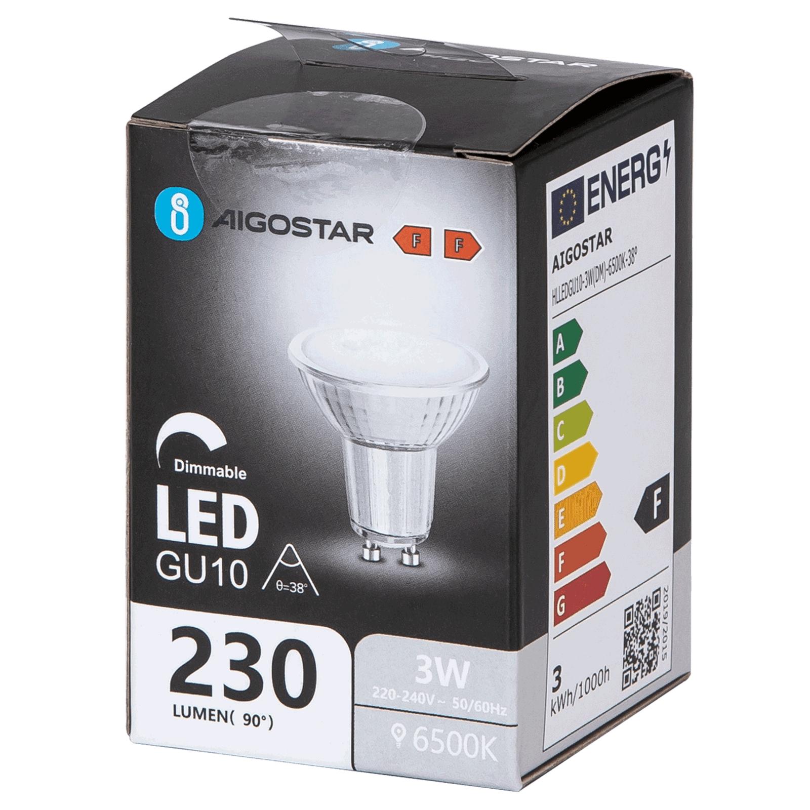 LED GU10 3W 6500K