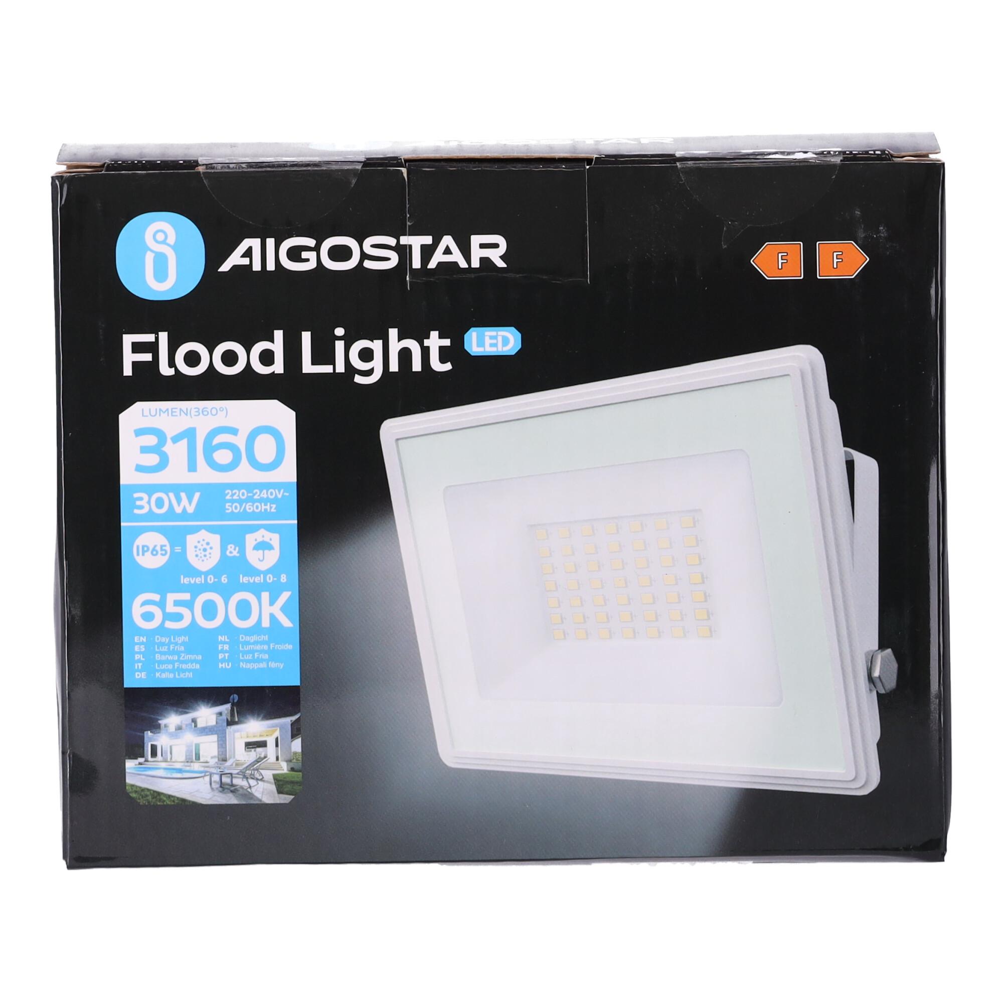 LED Slim Floodlight White 30W (Die-casting)