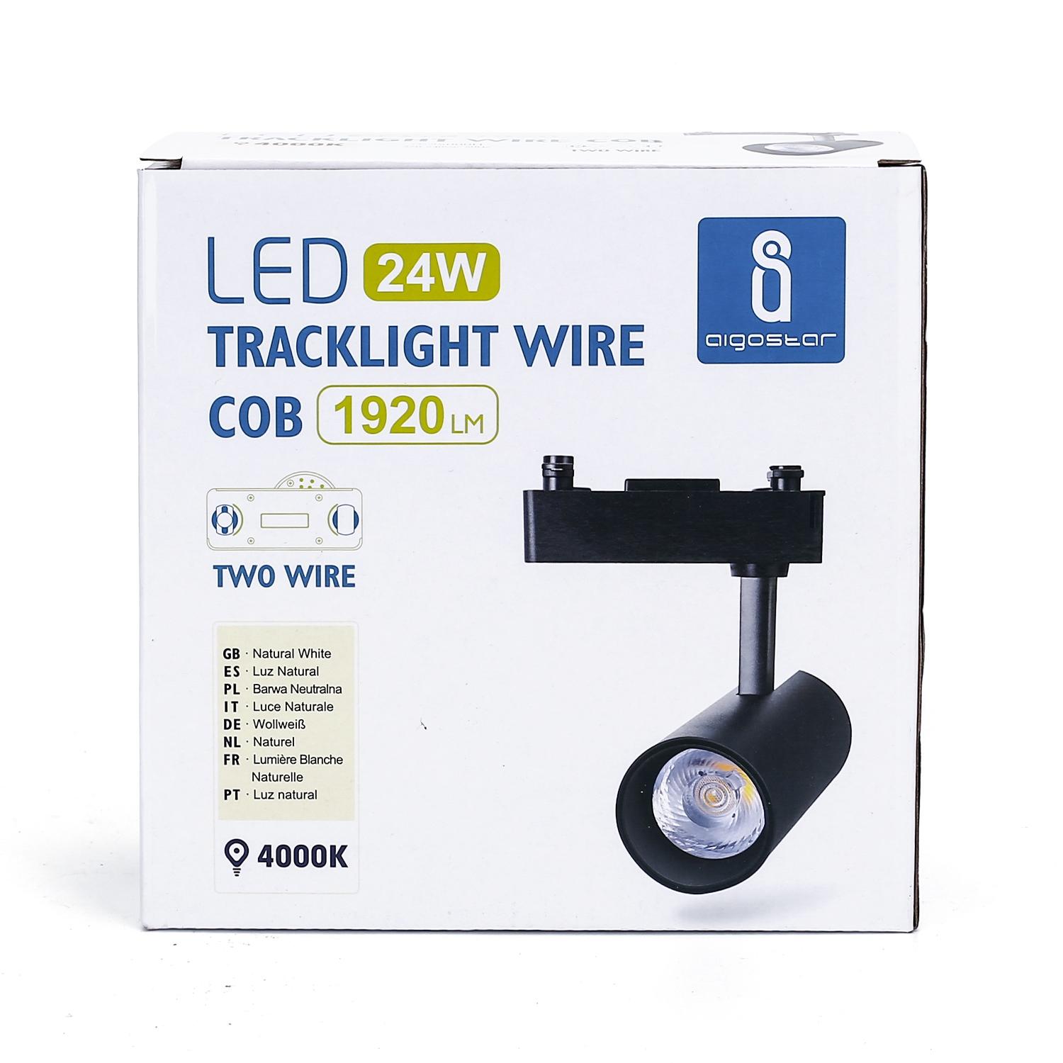 2 wires track light 24W Natural White