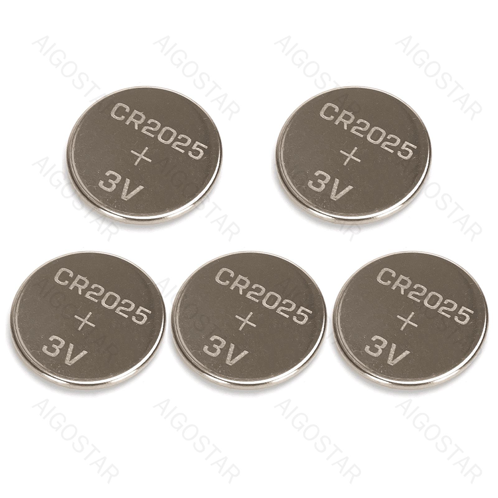 Coin cell batteries CR2025-5B 3V 5pcs