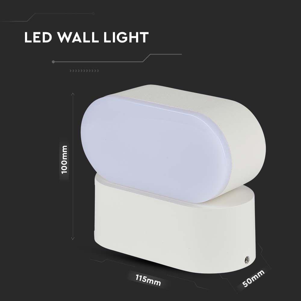 VT-816 5W LED WALL LIGHT 4000K WHITE BODY