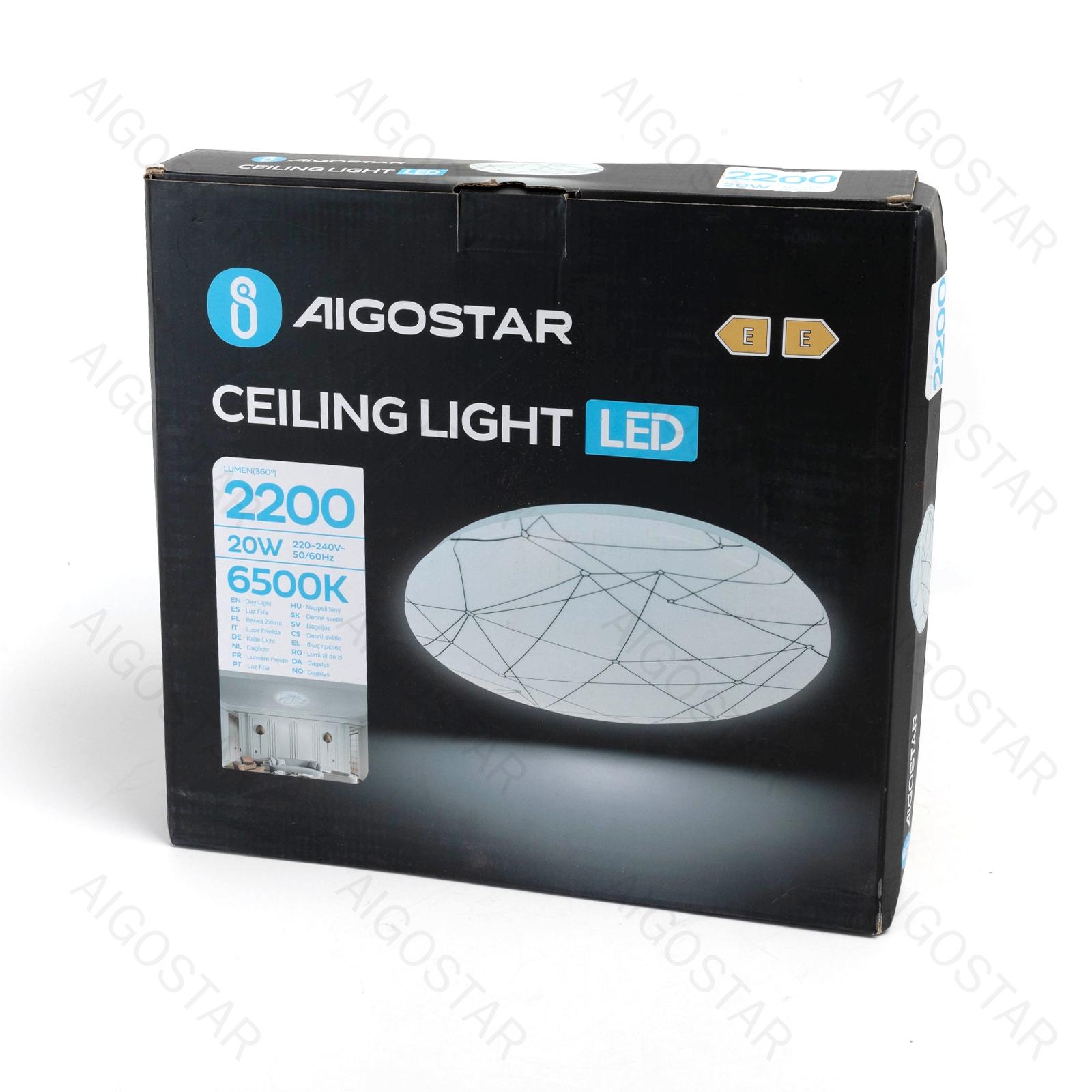 LED CEILING LIGHT 20W 6500K/GEOMETRIC LINE SHAPE