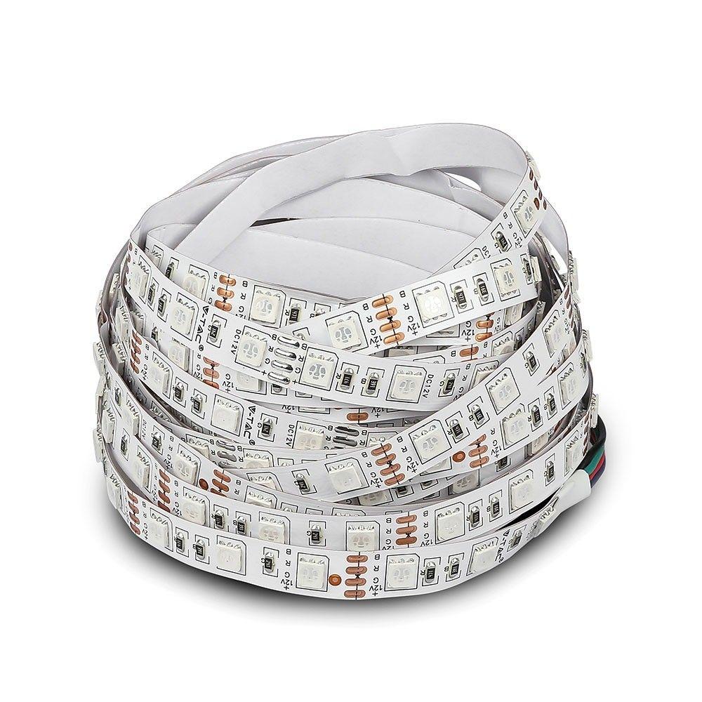 VT-5050-60 10W/M LED STRIP LIGHT 3000k SET IP20 (5M/ROLL)