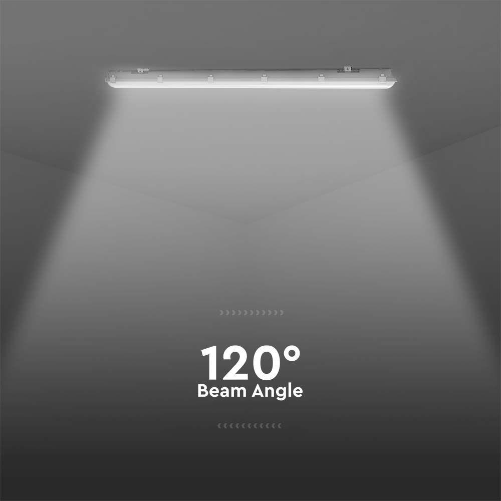 VT-41006 40W/50W/60W LED BATTEN FITTING SAMSUNG 6FT 3IN1 IP65/IK10