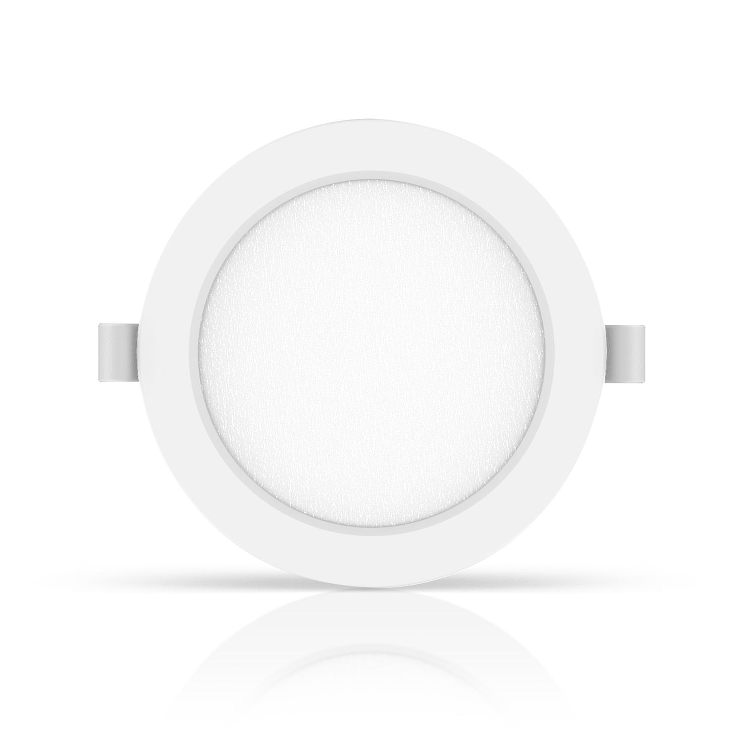 Downlight podtynkowy LED E6 18W Światło białe(18W,6500K,Barwa Zimna,2100lm)