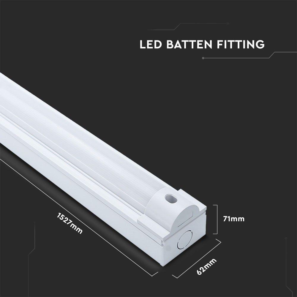 VT-8-53 50W LED BATTEN FITTING-152CM SAMSUNG CHIP CCT:3 IN 1, 5 YRS WTY