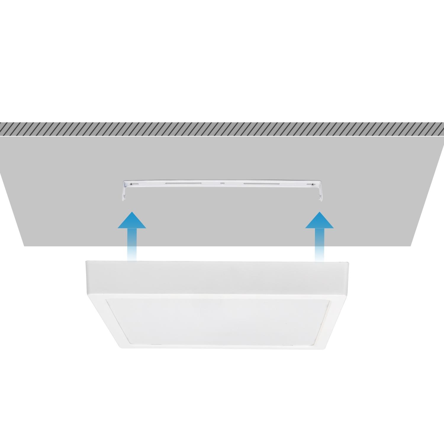 Downlight kwadratowy natynkowy LED 24W Światło białe