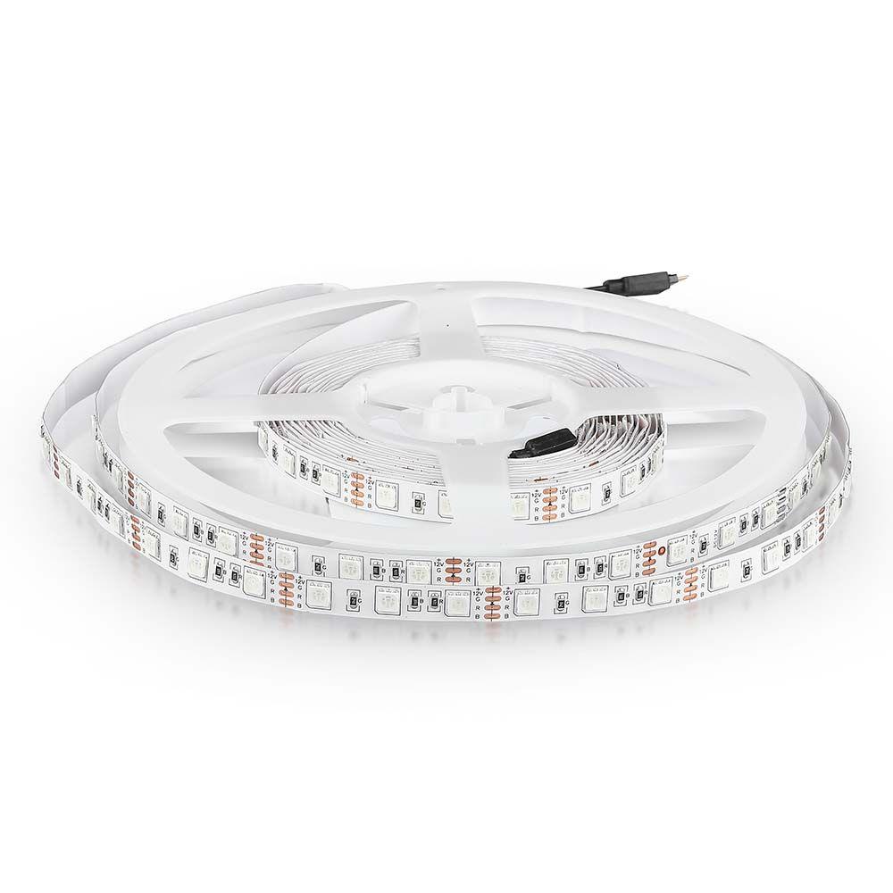 VT-5050 60 11W/M LED STRIP LIGHT RED IP20 (5M/ROLL)(PRICE PER M)