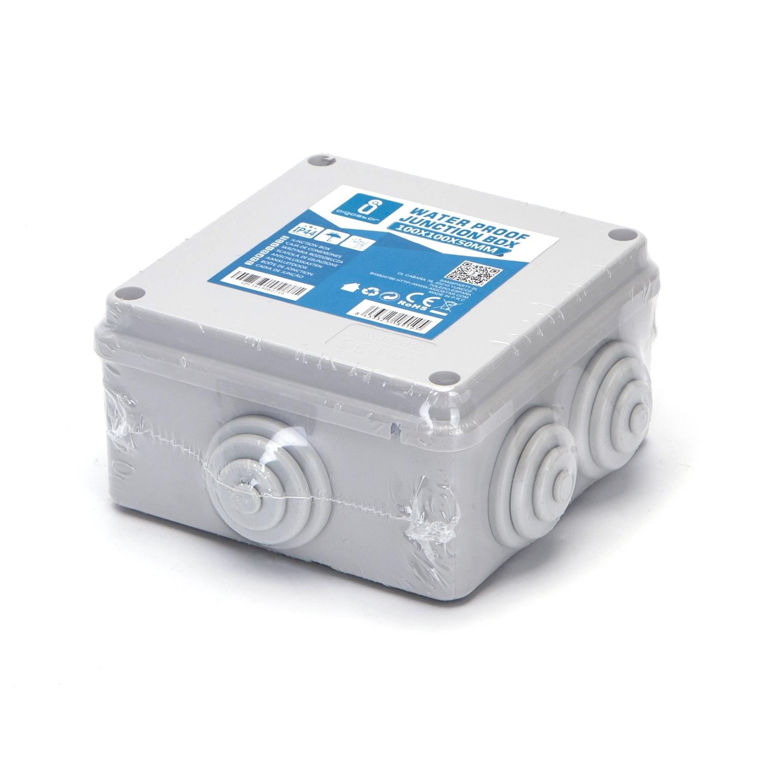 Junction Boxes L100*W100*H50mm IP44 Grey