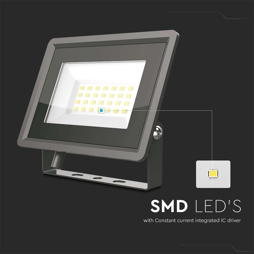 VT-4924 20W SMD FLOODLIGHT F-CLASS 3000K BLACK BODY