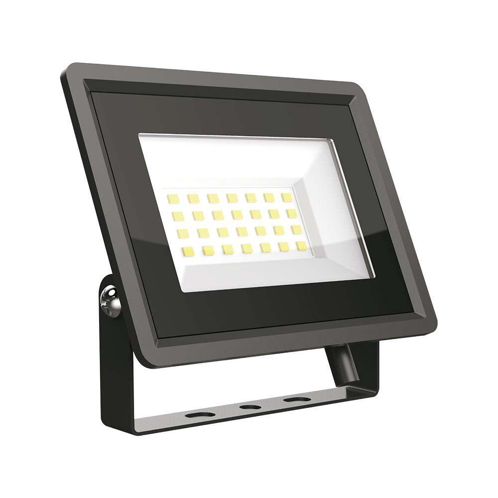 20W Naświetlacz LED, Seria: F-Class, Barwa:3000K, Obudowa: Czarna, VTAC, SKU 6737