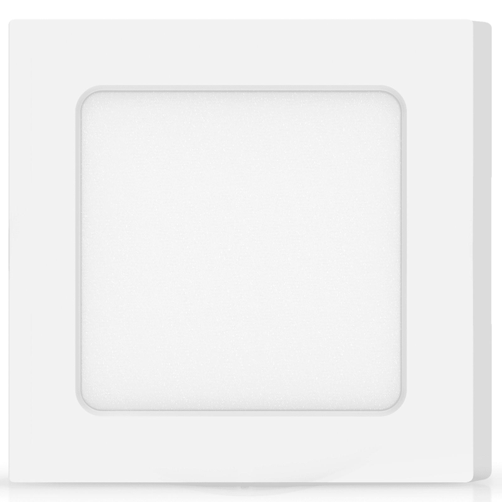 E6 LED  Surface-mounted Square Downlight 6W Natural Light