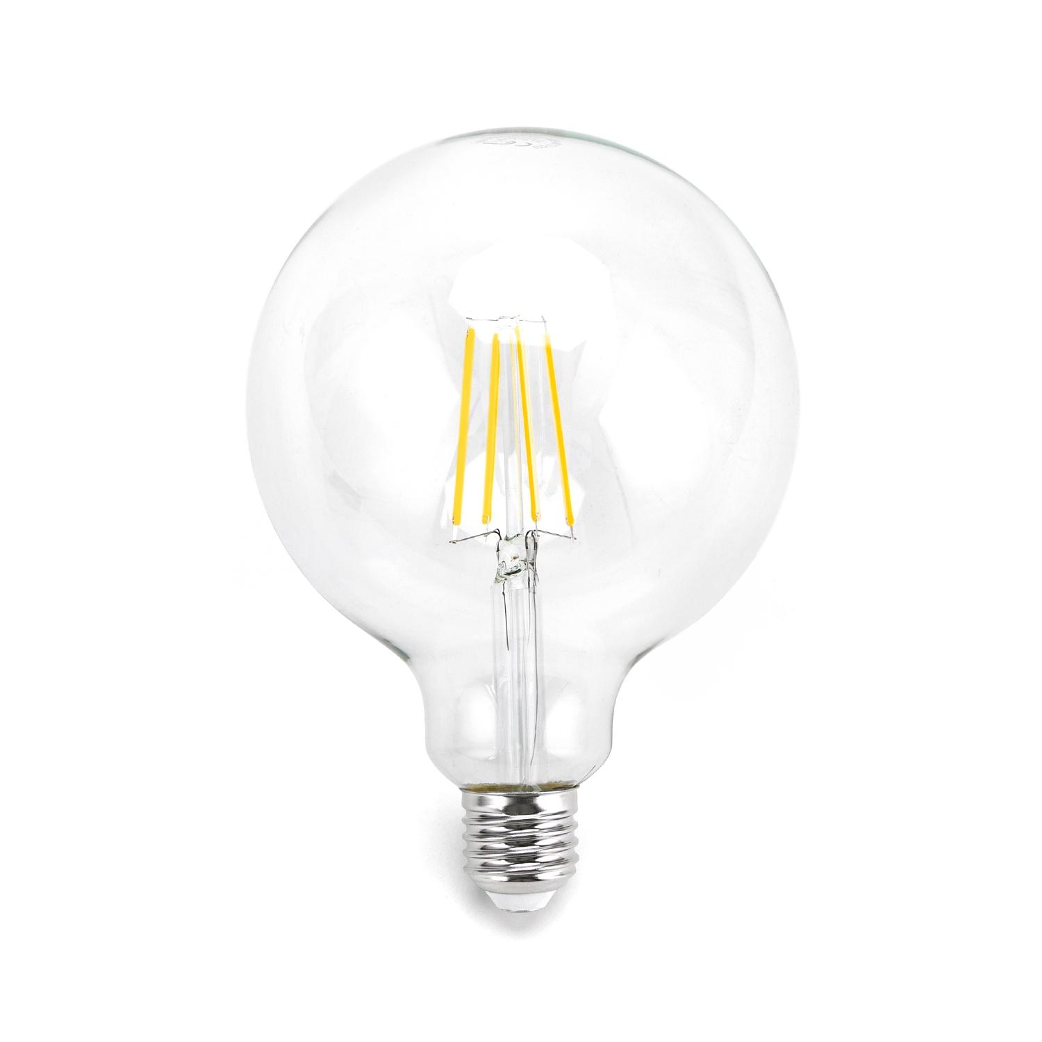 LED Filament Bulb (Clear) G125 E27 8W